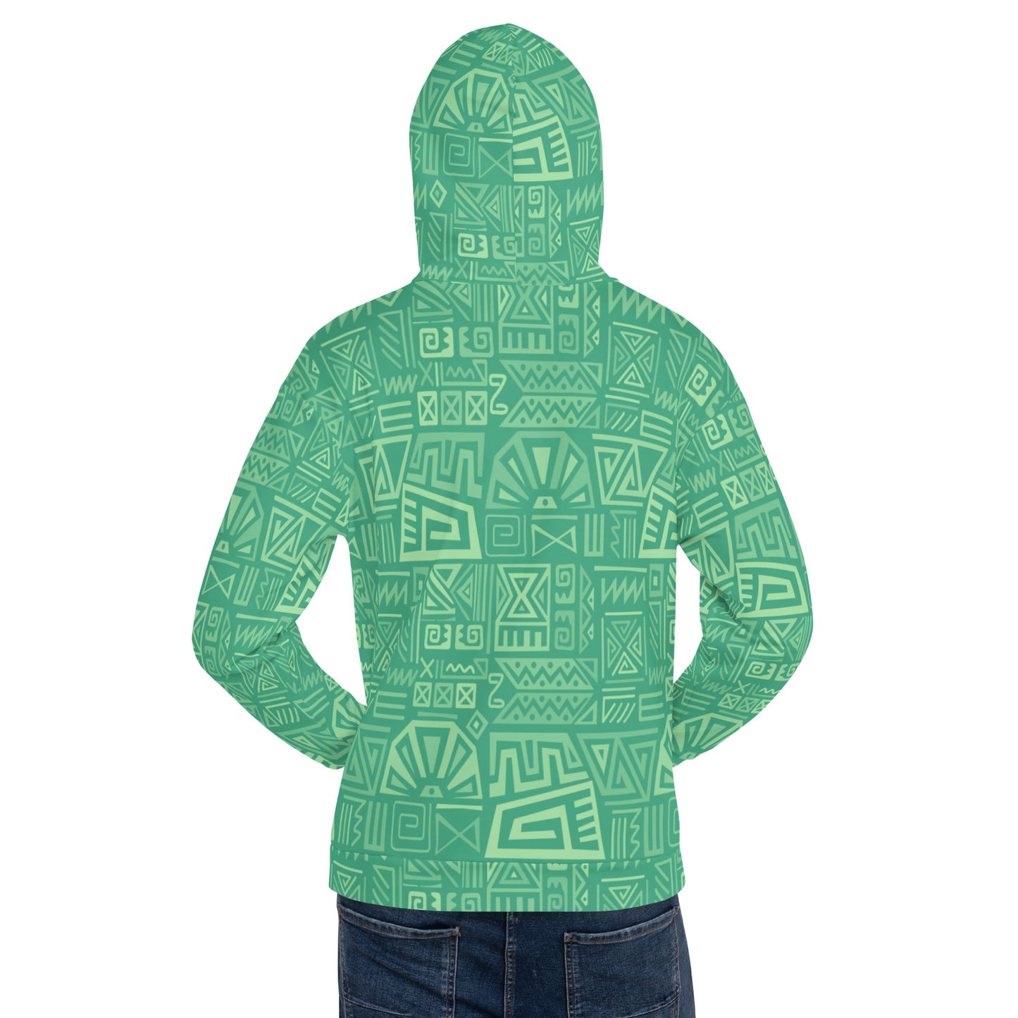 Aztec (Lime Green) Unisex Hoodie