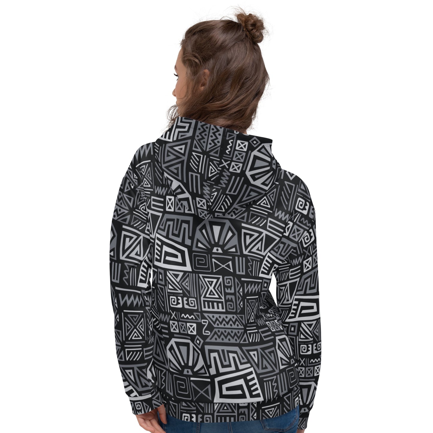 Aztec Black Unisex Hoodie