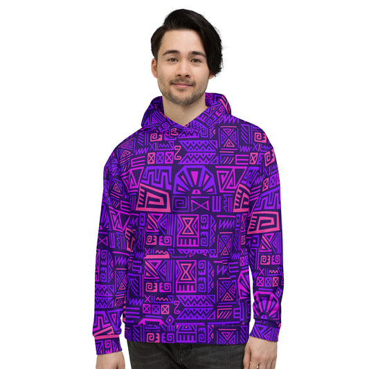 Aztec (Purple)Unisex Hoodie