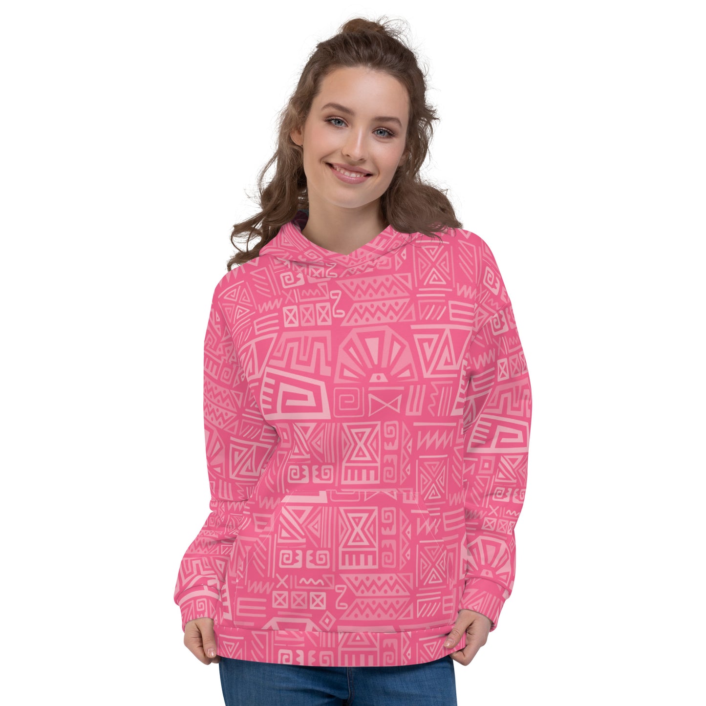 Aztec Pink Unisex Hoodie