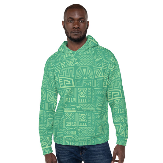 Aztec (Lime Green) Unisex Hoodie