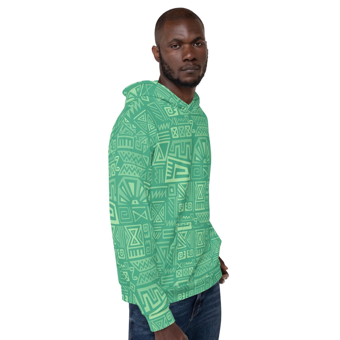 Aztec (Lime Green) Unisex Hoodie