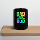 Dad Bod Black Glossy Mug