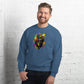 Akongo Abstract Mardi Gras Unisex Sweatshirt