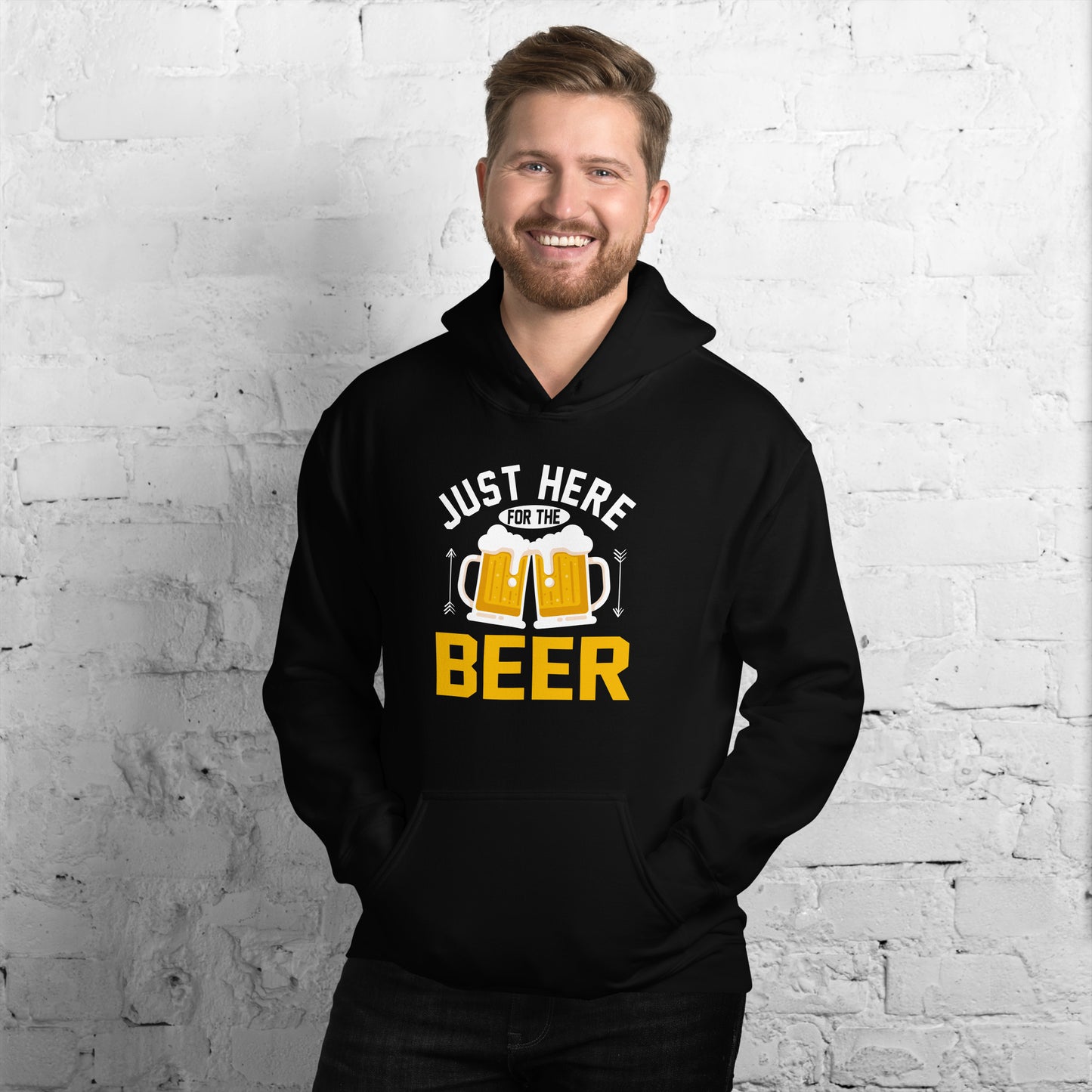 Just Here For The Beer Unisex Hoodie