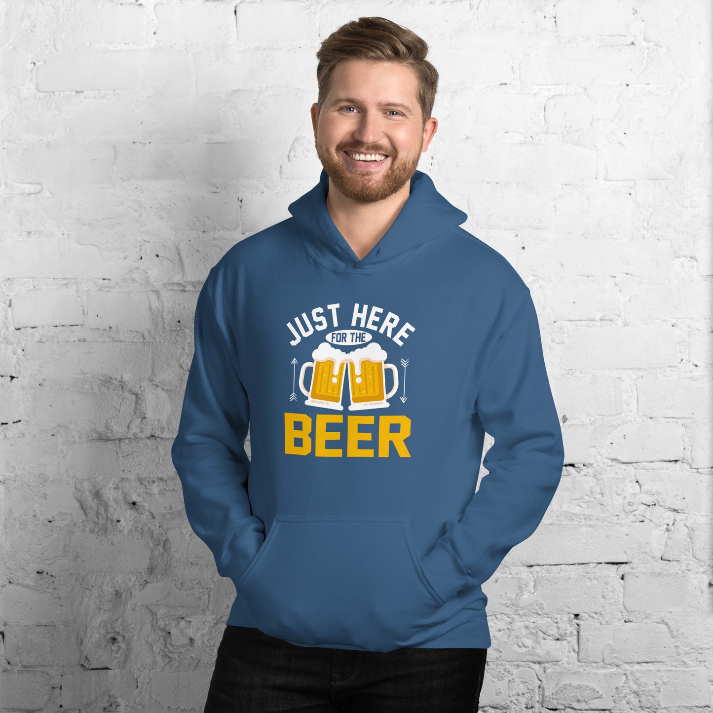 Just Here For The Beer Unisex Hoodie