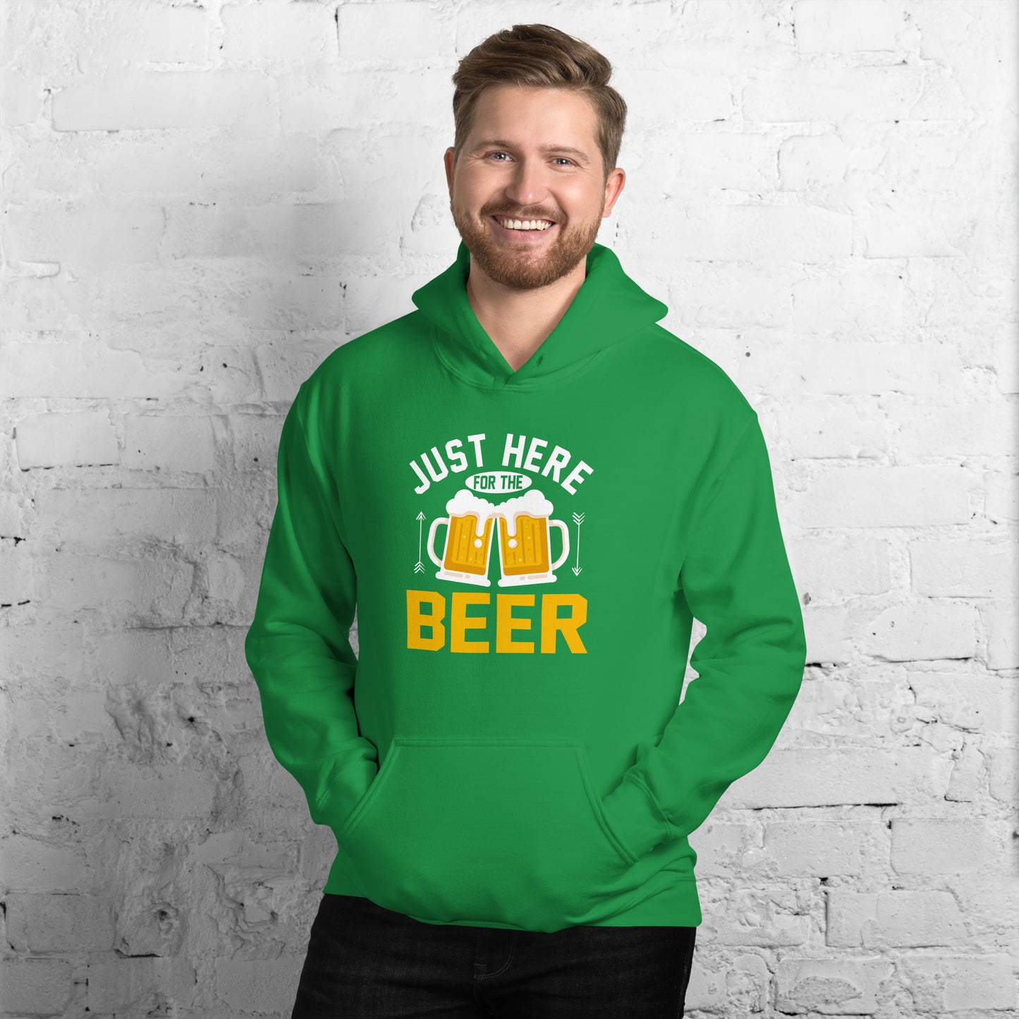 Just Here For The Beer Unisex Hoodie