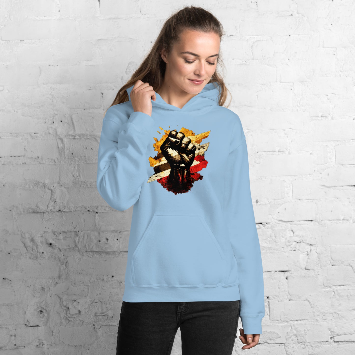 Raised Fist Unisex Hoodie