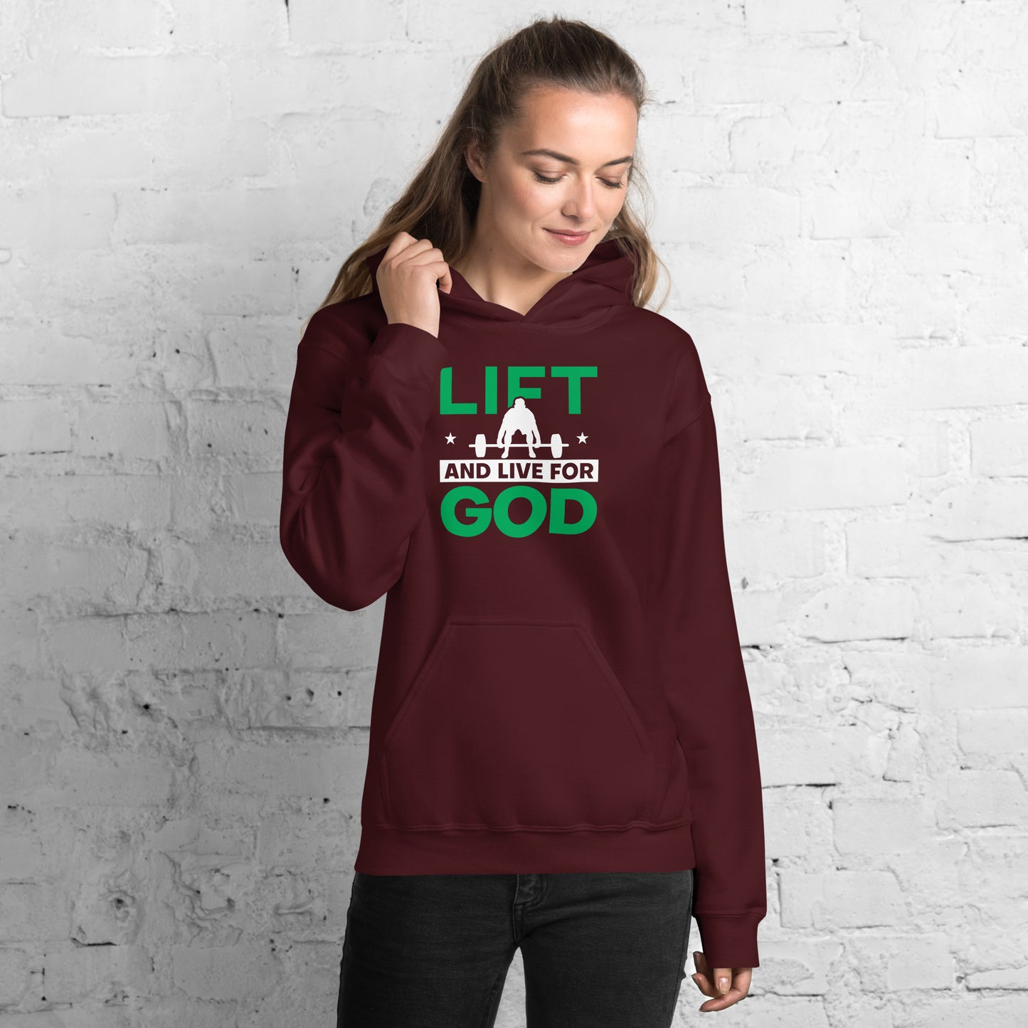 Lift and Live For God Unisex Hoodie