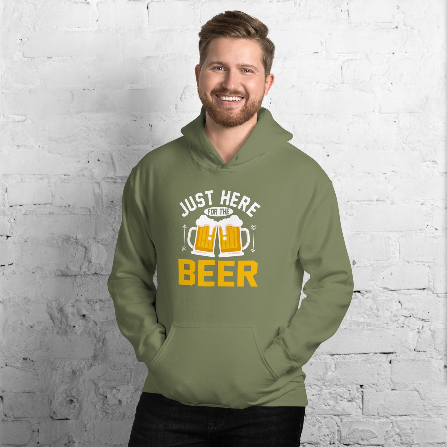 Just Here For The Beer Unisex Hoodie