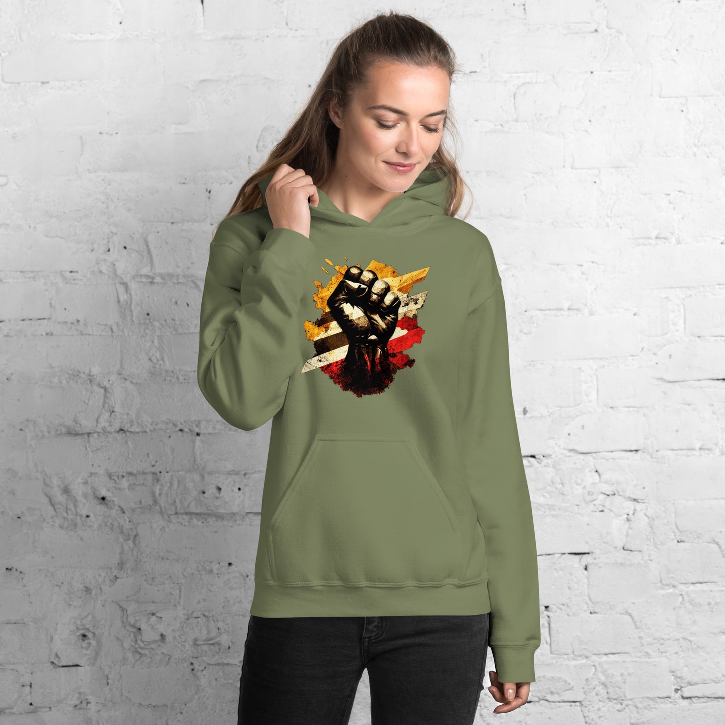 Raised Fist Unisex Hoodie