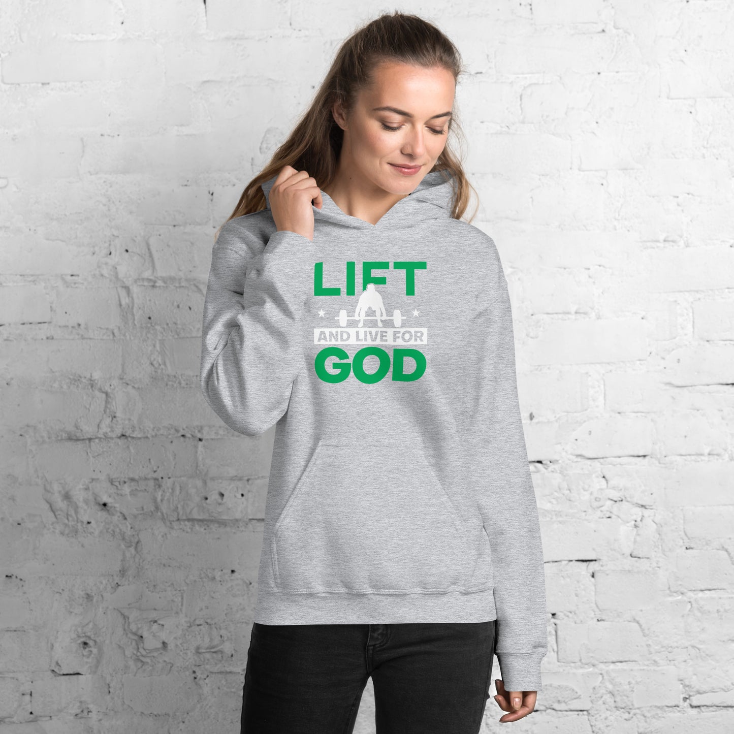 Lift and Live For God Unisex Hoodie