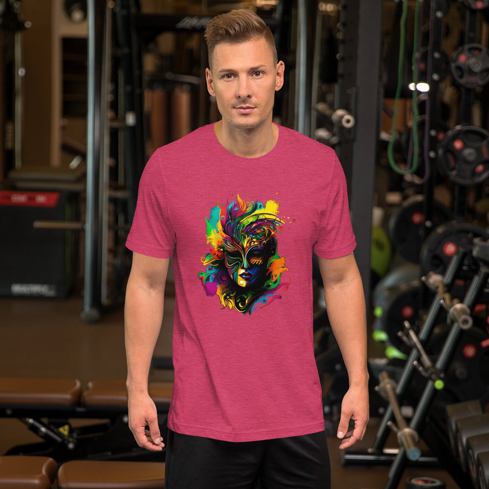 Akongo Abstract Mardi Gras Unisex T-shirt