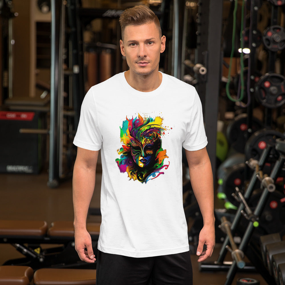 Akongo Abstract Mardi Gras Unisex T-shirt